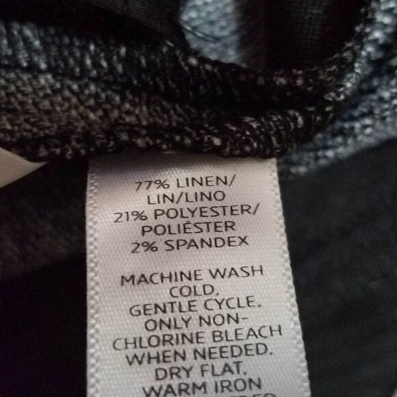 NWT Loft Tweed Linen Blend Julie Trouser Size 8 - Picture 7 of 12